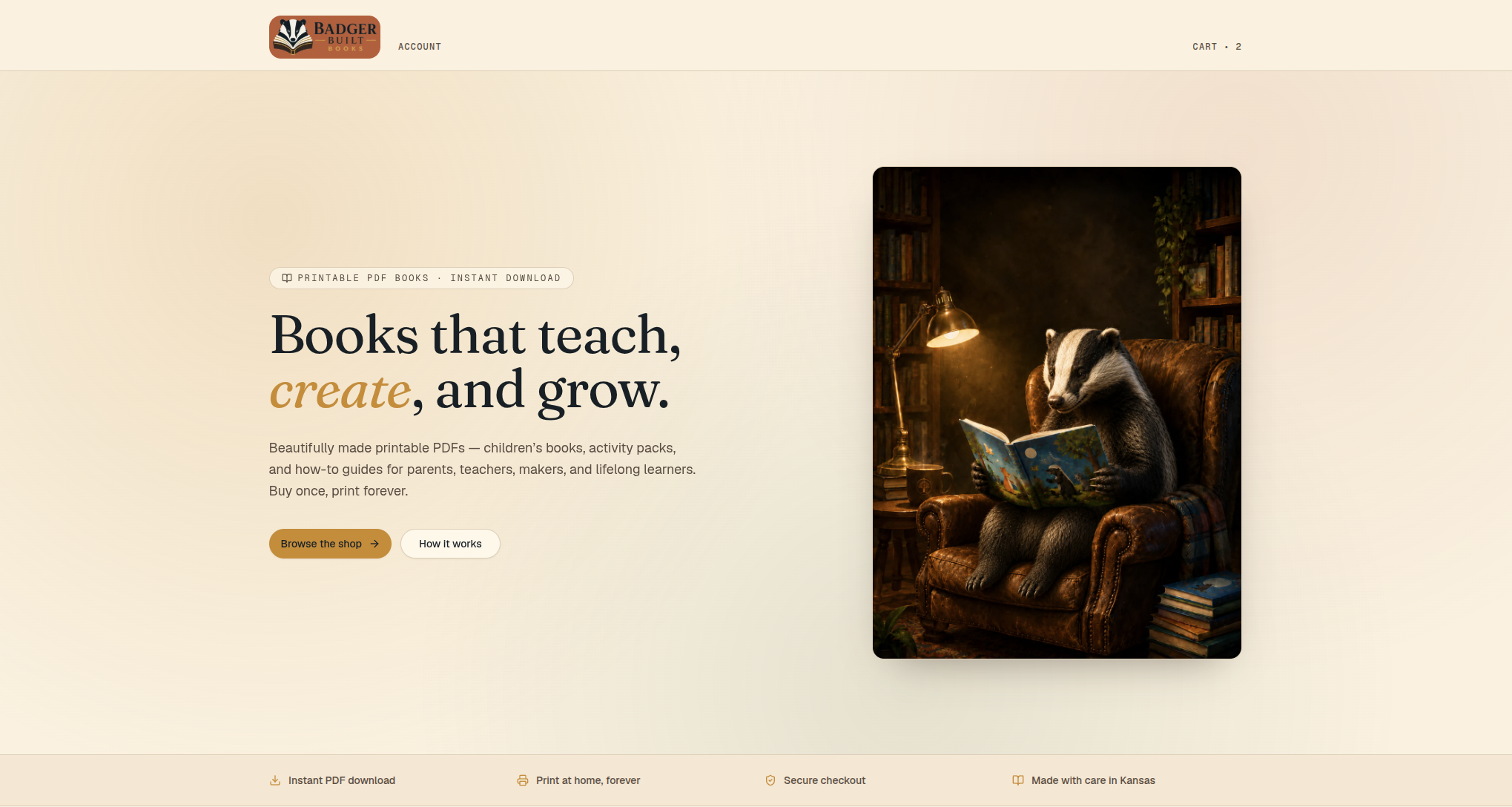 Badger Built Books 