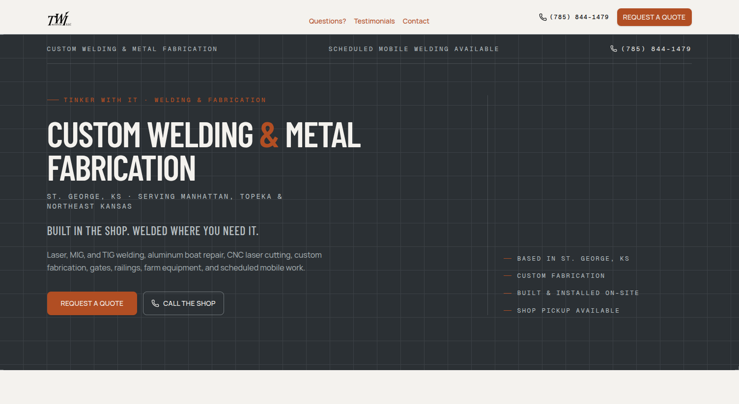 Tinker With It Welding & Fabrication